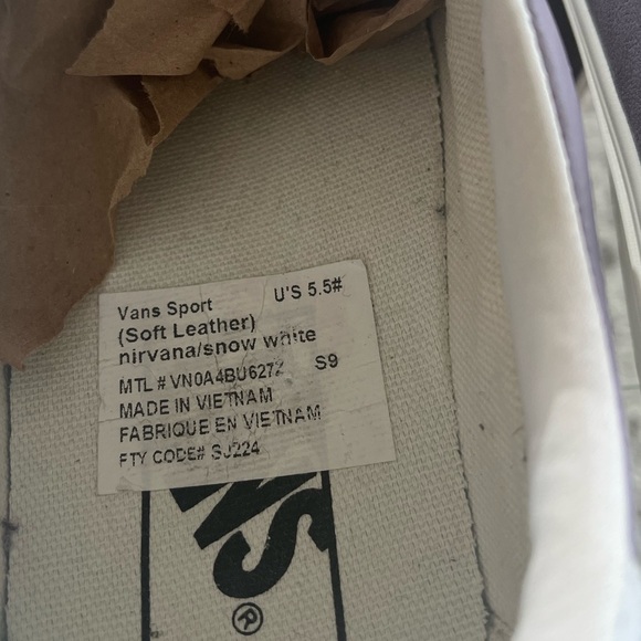 Vans Sport 'Nirvana' Soft Leather New Casual Women Size 7 Purple Pink Mens 5.5 - Picture 10 of 11